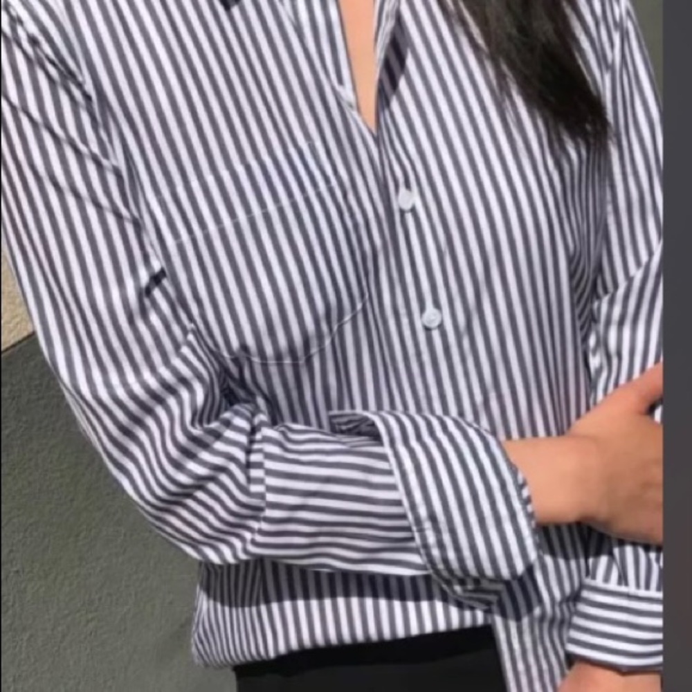 EUC Equipment brand Brett striped button down - 100% cotton